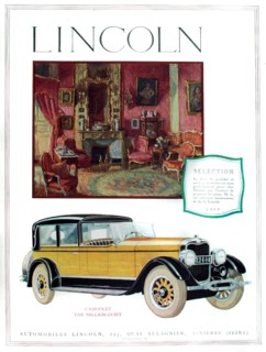 Automobile Ford Lincoln 1927