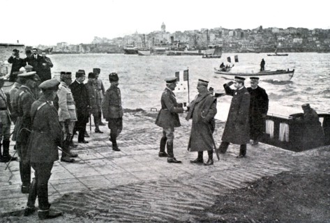 Remise du bâton de commandement au maréchal Pétain (14 décembre 1918)