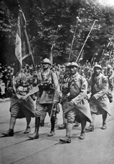 Bastille Day parade in Paris, July 14, 1917