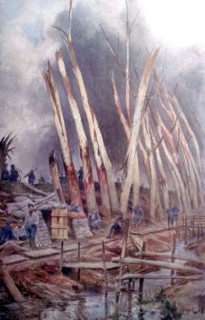 François Flameng, l'Offensive de l'Yser