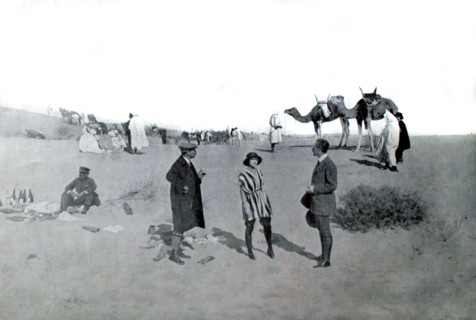 Parisian tourists on the roads of Algeria and Tunisia, 1922
