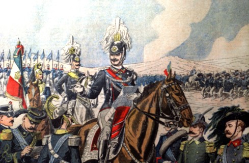 Victor-Emmanuel III et son état-major