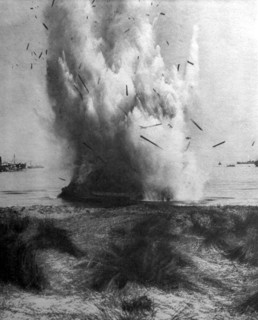 World War I. Retreat of Allied troops from conquered positions in the Dardanelles