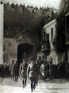 Première Guerre Mondiale. L'entrée du général Allenby à Jérusalem