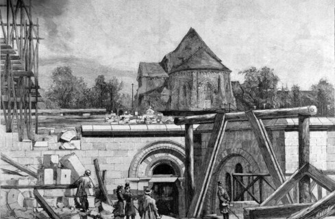 Les grands travaux de Paris. Les construction souterraines de l'église du Sacré-Coeur, à Montmartre