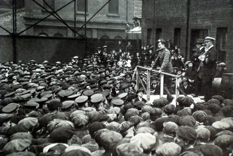 Première Guerre Mondiale. A Pétrograd, séance de rentrée de la Douma (1915)