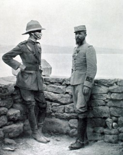 Sir Ian Hamilton and General Gouraud at Seddul-Bahr.