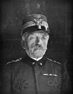 Première Guerre Mondiale. Le général Cadorna, commandant en chef des armées italiennes