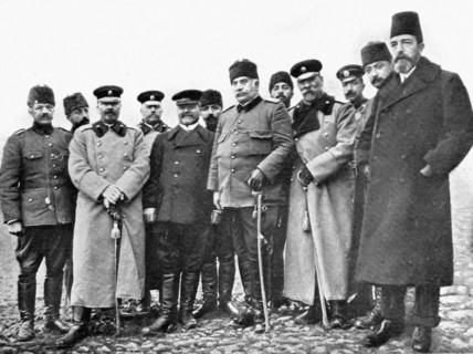 Signing of the Turkish-Bulgarian armistice (12-4-12)