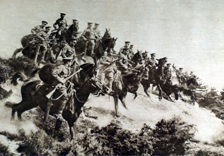 In Picardy, British cavalry training (1916)