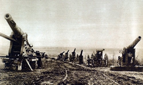 On the Somme front, booty gathered by British troops