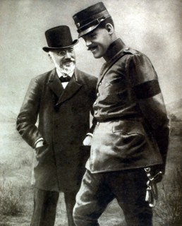 Mr. Venizelos and King Constantine of Greece just before the Balkan War