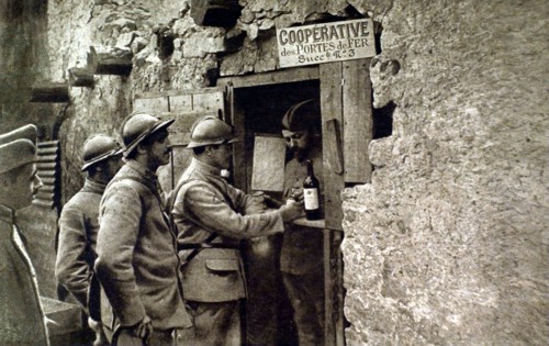 World War I. Military co-op on the French front