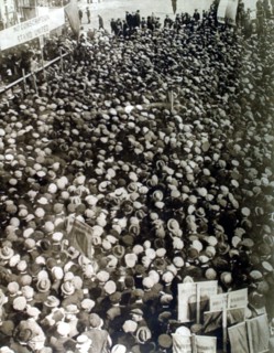World War I. Ireland protests conscription