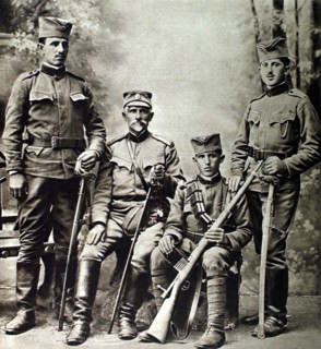 World War I. A Serb veteran who took part in seven wars (1915)