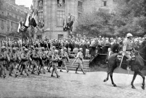 Première Guerre Mondiale. La fête de l'indépendance américaine à Paris (1918)