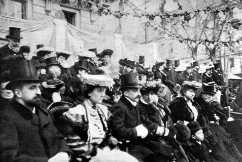 The centennial of Victor Hugo. Inauguration of the monument at Place Victor Hugo, Paris (1902)