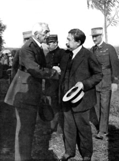Maroc. Guerre du Rif, voyage de M. Painlevé, président du Conseil le 10 juin 1925