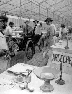 In Paris, the banquet of the 22,000 mayors of France (1900)