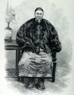 Portrait de Li-Hung-Chang, homme d'état chinois (1823-1901)