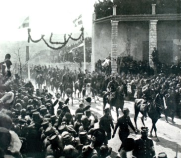 Grèce. Guerre des Balkans. L'occupation de Janina par l'armée grecque d'Epire