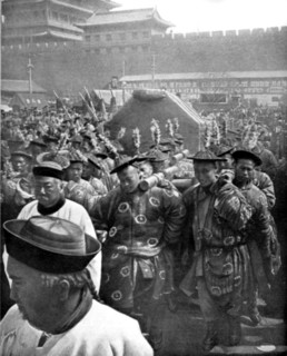 Funeral of Long Yu, empress of China (1913)