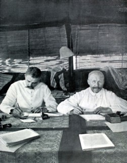 Establishing the new Franco-German borders in the Congo (1913)