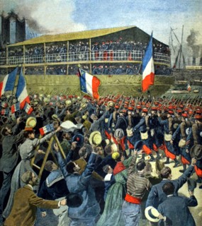 Révolte des Boxers. A Marseille, départ des troupes pour la Chine du 26-8-1900