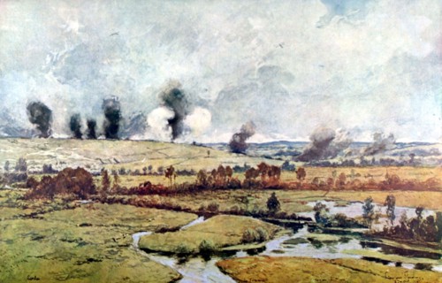 Flameng, The valley of the Somme, near Curlu.