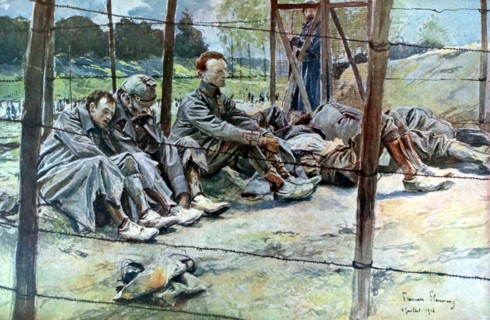 Flameng, Officiers allemands prisonniers, 1916