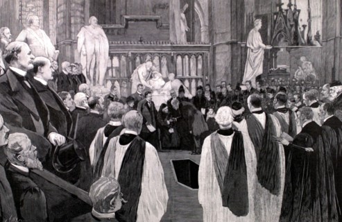 A Londres, funérailles de Gladstone à Westminster (1898)