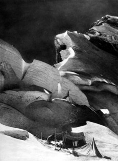 Expédition du Mont Everest, le camp de Chang-La  au pied du pic nord de l'Everest (1922)