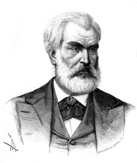 Portrait of Eugène Pelletan, in "Le Journal illustré" from December 28, 1884