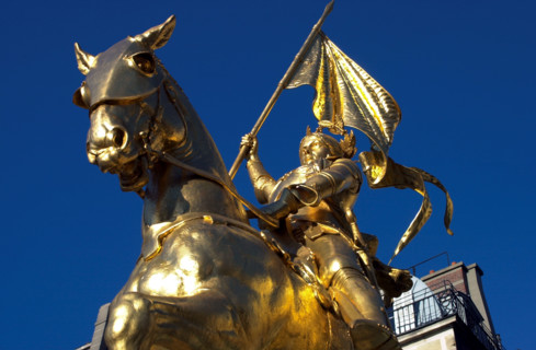 Frémiet, equestrian statue of Joan of Arc