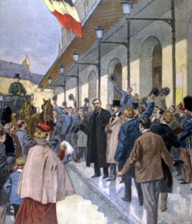Déroulède acclamé à Tournai, du 21 janvier 1900