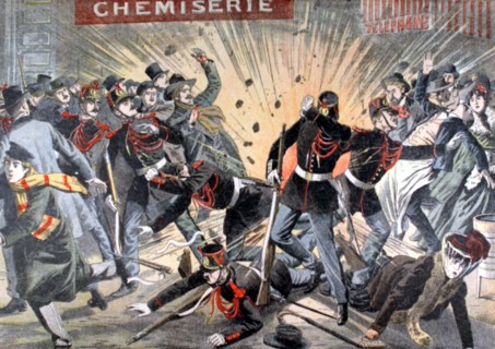 Attentat anarchiste à Paris. Explosion d'une bombe,  du 12 février 1905