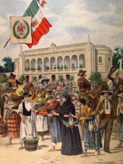 Mexican pavilion at the Paris World Fair (1900)