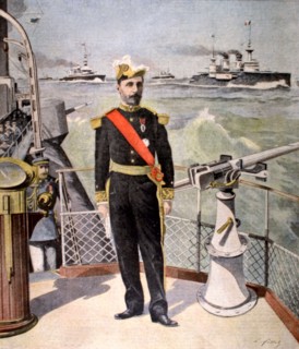 Portrait de l'amiral Gervais, du 18 août 1901