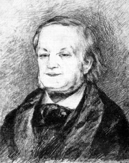 Richard Wagner's last portrait, made by Mr. Renoir, in "Le Monde illustré", April 23, 1887