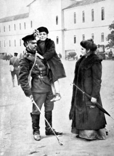 Les adieux au réserviste bulgare à Sofia  (1912)