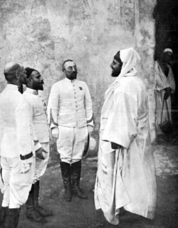 Second anniversary of the proclamation of Moulai-Hafid, in Morocco (1910)