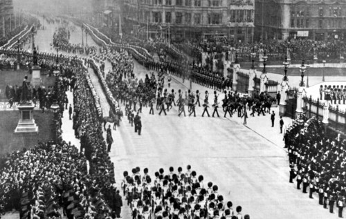 In London, funeral of Edward VII (May 17, 1910)