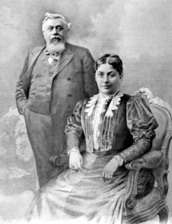 Le président de la République, M. Fallières et son épouse (1906)