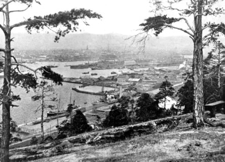 Christiana, capital of the new Republic of Norway (1905)