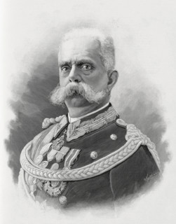 Portrait du roi d'Italie Humbert Ier (1900)
