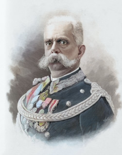 Portrait du roi d'Italie Humbert Ier (1900)