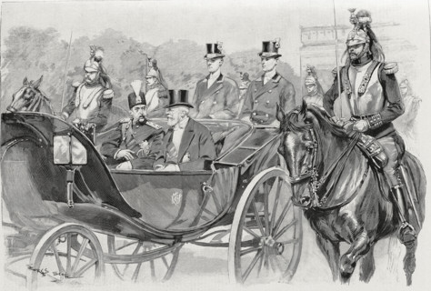 The Shah of Persia's official visit to France, 1900