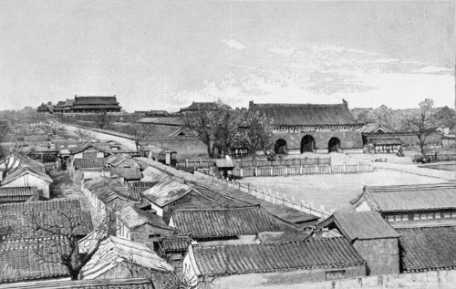 Imperial palaces in Peking (1900)