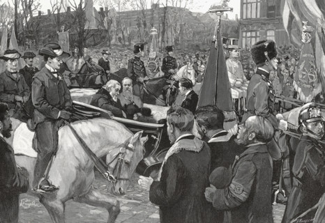 Paul Krüger official visit to the Netherlands, 1900