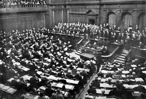 Discours du chancelier Cuno, au Reichstag, le 6 mars 1923.